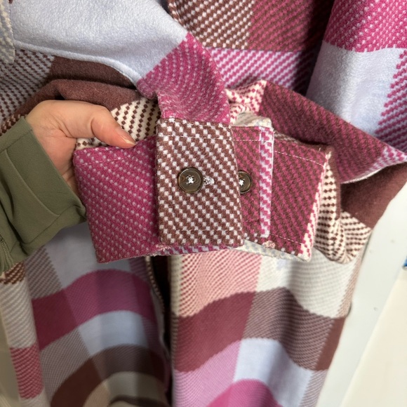 We the free plaid long ruby NWT! - Picture 4 of 7